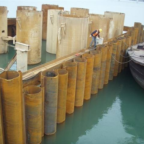 石家庄钢护筒现场安装